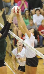 Sam Thrower had seven stuffs in the match