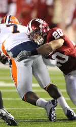 Senior safety Austin Thomas will be a game captain for the second time this season at Northwestern.