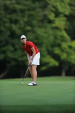 Indiana is tied for third heading into the last holes of round two at the Johnie Imes Invitational.