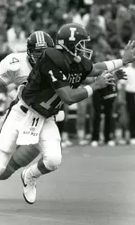 Dave Schnell led the Hoosiers to a 34-10 victory in the 1988 Liberty Bowl.