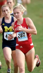 Chelsea Blanchard was one of three runners from the women's team to earn All-Region honors on Saturday.