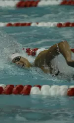 Junior Titus Knight posted a season best time of 4:29.57 en route to a victory in the 500 free on Friday.