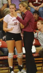 Kelci Marschall and Head Coach Sherry Dunbar