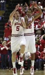 Jeremiah Rivers (5) had 12 points and Verdell Jones III (12) added 10 for Indiana