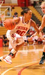 Junior Whitney Lindsay is averaging 7.0 points and 2.5 assists per game off the bench.