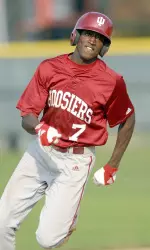 Evan Crawford and the Hoosiers opened their officlal practices on Sunday in Mellencamp Pavilion.