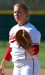 Sara Olson has not allowed an earned run in her last 13 innings pitched.