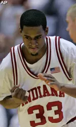 Devan Dumes scored 27 points against Iowa.