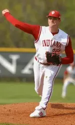 Eric Arnett struck out a career-high nine in Sunday's 9-1 victory.