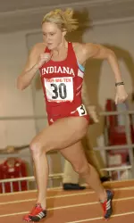 Molly Beckwith took home three Big Ten medals on day two at the Big Ten Indoor Championships, leading the Hoosiers to a fourth-place finish, the best for IU since 2003