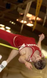 Freshman Derek Drouin has qualified for the NCAA Indoor Championships in the high jump.
