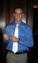 Junior Jeff Coover was honored as the Great Lakes Region Field Athlete of the Year.