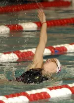 Last year junior Kate Zubkova finished second in the 200 backstroke and third in the 100 backstroke at the NCAA meet.