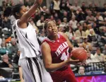 Senior Amber Jackson leads Indiana with 13.0 points per game.