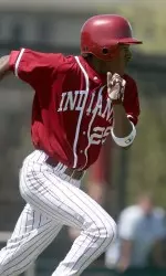 Sterling Mack hit his first career home run in the eighth for Indiana.