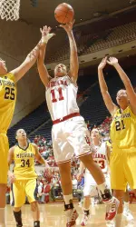 Senior forward Whitney Thomas earned Second Team All-Big Ten honors for a second year in a row.