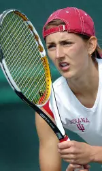 Sophomore Myriam Sopel lost a heartbreaker at number six singles.