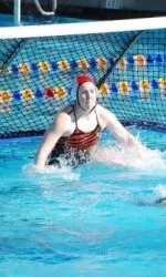 Junior Katie Carson had ten saves in the Hoosiers loss.