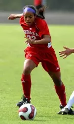 Jocelyn Moses scored twice in Indiana's 5-1 win over Iowa State.