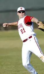 Josh Lyon had three hits in a losing effort for the Hoosiers.