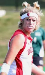 Katie Griswold scored three goals on the day to lead the Hoosiers to two wins.