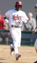 After a big weekend at the plate, Evan Crawford will face off with Louisville and Indiana State pitchers at Sembower Field this week.
