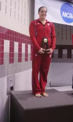 Christina Loukas picked up her second national title in as many months with a win on the one-meter springboard at the Speedo USA Diving Spring National Championships.