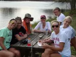 IU Volleyball Camping Team Retreat