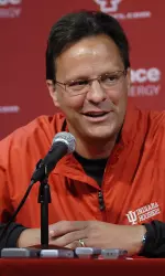 Indiana men's basketball head coach Tom Crean took time to speak with the media on Thursday.
