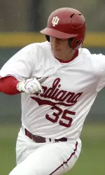 Jerrud Sabourin and the Hoosiers will take on Louisville at 4 p.m. on Tuesday at Patterson Stadium.