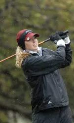 Sophomore Lauren Giesecke has a solid two rounds for Indiana on day one of the IU Invitational.