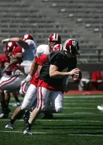 The pistol is another formation in the Hoosiers' multiple offense.