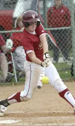 Emily Bergeson hit her 16th career home run in game two against Purdue