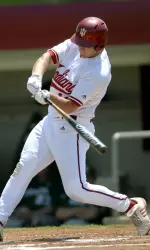 Alex Dickerson hit his 14th home run of the season in a losing effort on Saturday.