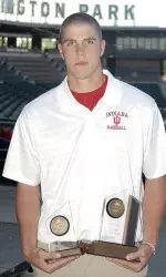 Eric Arnett was named co-Big Ten Pitcher of the Year and a First Team All-Big Ten selection.