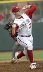 Blake Monar's solid pitching performance on Friday helped IU to a spot in the Big Ten Championship Game on Saturday night.