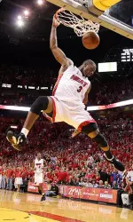 Dwyane Wade played for current IU head coach Tom Crean at Marquette.