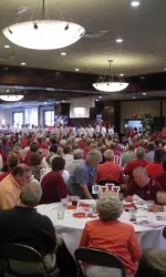 The 2009 Indiana University Tailgate Tour has set a record attracting more than 2,500 Hoosier fans through six stops on its annual trek around the state