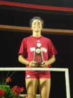 Vera Neuenswander becomes the first All-American pole vaulter for the IU women's program, and she does it in style as the NCAA runner-up.