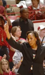 IU head coach Felisha Legette-Jack