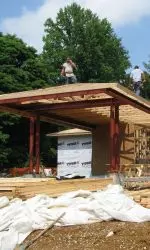 Construction on IU's new Golf Team Center is scheduled to be completed this fall.