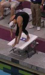 Kate Zubkova will compete in the final of the 50 butterfly.
