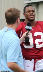 Greg Middleton was one of five Hoosier players to be interviewed for Monday night's episode of the Big Ten Football Tour.
