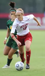 Leigh Anne Cummings scored her first goal of the season in IU's 2-0 victory over Wright State on Friday.