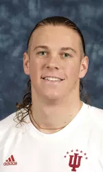 Sophomore Alec Purdie led the Indiana attack with seven shots and one goal in today's scrimmage.