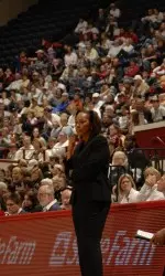 IU head coach Felisha Legette-Jack