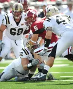 Junior Mitchell Evans took 11 snaps behind center against Western Michigan.
