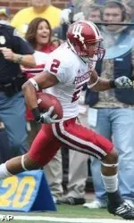 Sophomor reciever Tandon Doss had five catches for 104 yards and had a rushing touchdown.