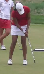 Indiana is seventh after one full round of the Lady Northern Invitational.