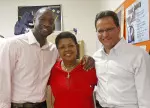 Dwayne and Jolinda Wade and IU Coach Tom Crean